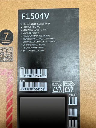 Ordenador Portátil Asus Vivobook