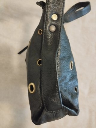 Bolso Piel Negro Renatta&Go