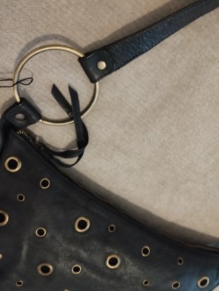 Bolso Piel Negro Renatta&Go