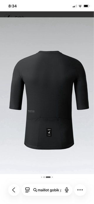 Maillot Gobik Manga Corta Jet Black Talla L