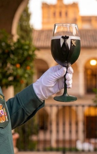 Copas Guardia Civil . Copas decoradas