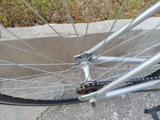 Bicicleta Fixie Plateada