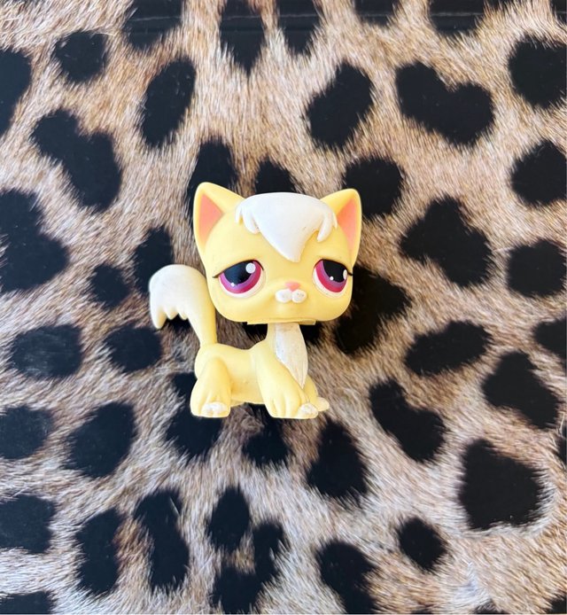 LPS #364 Yellow Angora Cat | Authentic