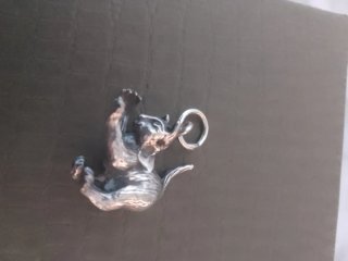 Colgante Gatito Plata Maciza