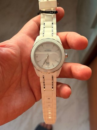 Reloj Sandoz Mujer Blanco y plateado nuevo