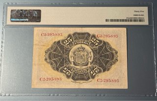 25 Pesetas 1906 España PMG 35