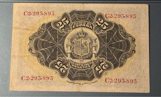 25 Pesetas 1906 España PMG 35