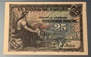 25 Pesetas 1906 España PMG 35