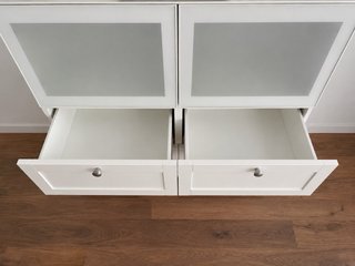 Mobiletto Vetrina IKEA Bianco 120x42x112 cm