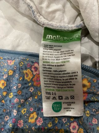 Pijama Manta Molis&Co TOG 2.5 Talla 1