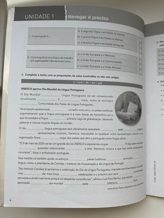 Português em foco 3 caderno de exercícios : nív...