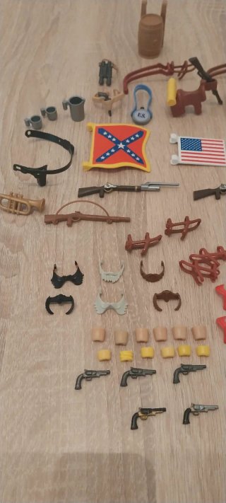 Lote Playmobil Oeste Sudistas Nórdistas Fuerte