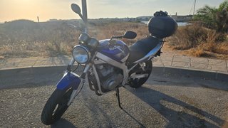 Suzuki GS 500 2003 Naked Azul/Plata