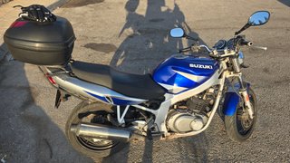Suzuki GS 500 2003 Naked Azul/Plata