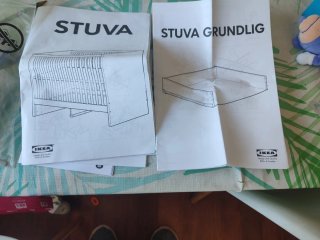 Cuna bebé evolutiva Stuva de Ikea con cajones
