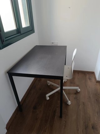 Escritorio marrón oscuro 100x65cm
