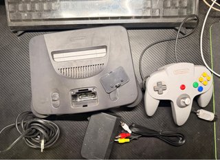 Nintendo 64 Consola Gris y Negra