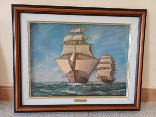 Cuadro Barcos Vela Lienzo