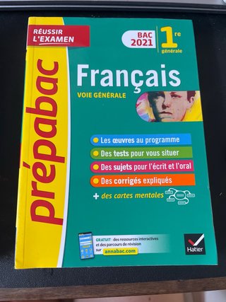 Annabac et prépabac français 1ère générale
