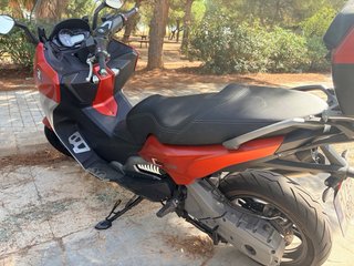 BMW C650 Sport Maxi Scooter Naranja/Plata