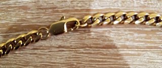 Cadena Liska Acero Dorada 60cm