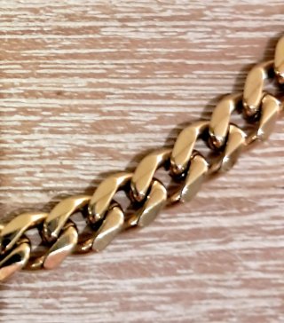 Cadena Liska Acero Dorada 60cm
