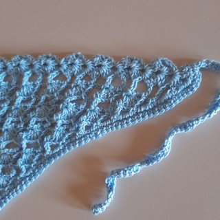 Bandana estiva cotone azzurra
