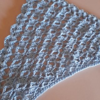 Bandana estiva cotone azzurra