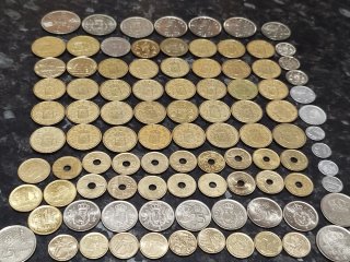 Lote monedas pre-Euro.
