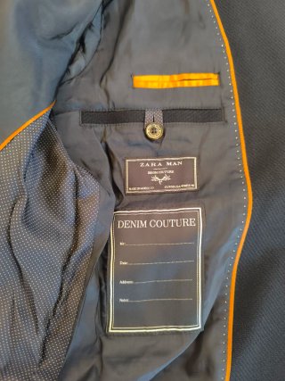 Chaqueta Zara Man Talla L Azul