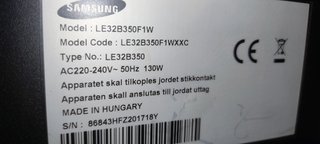 Televisor Samsung LCD de 32 pulgadas
