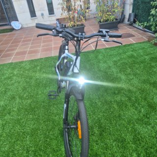 Bicicleta Eléctrica Evercross Blanca