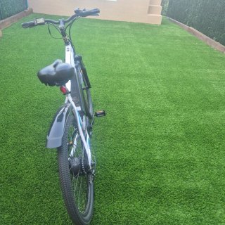 Bicicleta Eléctrica Evercross Blanca
