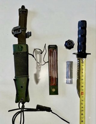 Cuchillo de monte y acampada