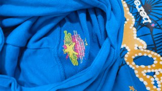 Chandal Sp5der Azul y Amarillo