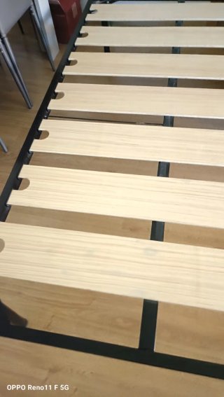 Somier 150cm x1,90  Metal y Madera