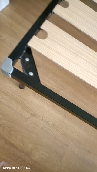 Somier 150cm x1,90  Metal y Madera