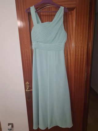 Vestido fiesta/boda verde nuevo