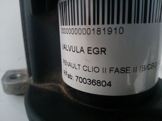 VALVULA EGR RENAULT CLIO II FASE II (B/CB0) Authentique