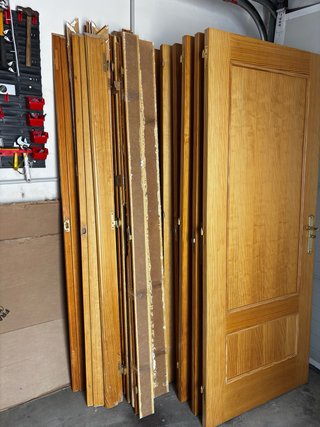 Puertas de madera maciza