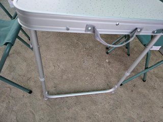 Mesa de camping plegable