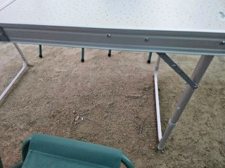 Mesa de camping plegable