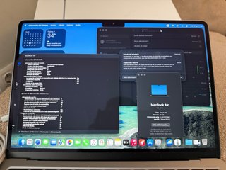 MacBook Air 13 2022 M2 8GB 256GB SSD Portatil
