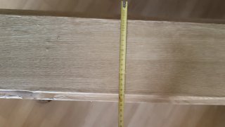 Mesa plegable comedor madera y metal
