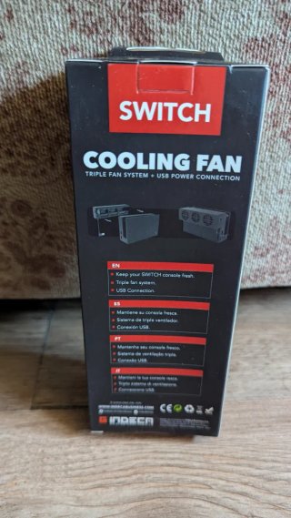 Ventilador Refrigerado Indeca para Nintendo Switch