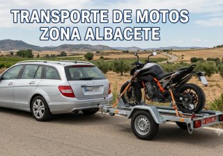 Transporte de moto en zona Albacete