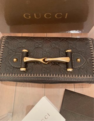 Monedero Gucci Marrón