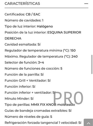 Horno de Gas Teka HSB 740 G X