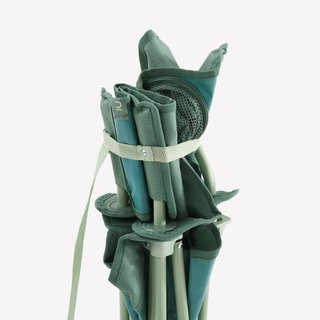 Silla plegable de camping con reposabrazos Quechua Basic