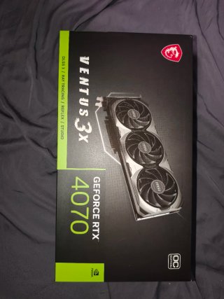 Nvidia GeForce RTX 4070 12GB Ventus 3X OC de MSI